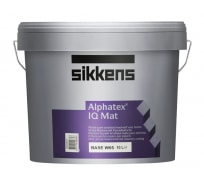 Краска SIKKENS SL ALPHATEX IQ MAT универсальная особопрочная для мин.поверхностей,мат.,BS W05 10л 5260540