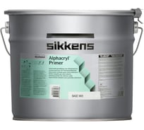 Краска-грунт SIKKENS ALPHACRYL PRIMER SI изолирующая для вн.работ, п/матовая, W05 5л 5073405