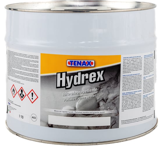 Покрытие Tenax Hydrex водо/масло защита 10 л 039230014