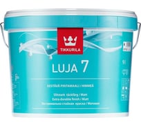 Краска Tikkurila LUJA 7 антигрибковая для влажных помещений, матовая, база A 2,7л 40989