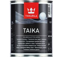 Лазурь TIKKURILA TAIKA перламутровая, лессирующая, база KL, золотистый 0,9л 81860760110