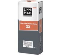 Декоративный штукатурный состав LINNIMAX Mineralputz Master Weiss K20 25 кг 746100013