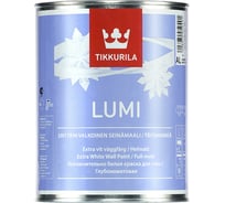 Краска для стен Tikkurila LUMI исключительно белая, глубокоматовая 2,7л 67160810130 27398