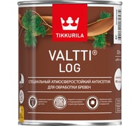 Антисептик Tikkurila VALTTI LOG специальный для бревен, атмосферостойкий, палисандр 0,9л  51999 700010357 16156407