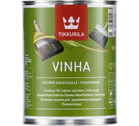 Антисептик TIKKURILA VINHA кроющий, водоразбавляемый, полуматовый, база A 9л 30063020160