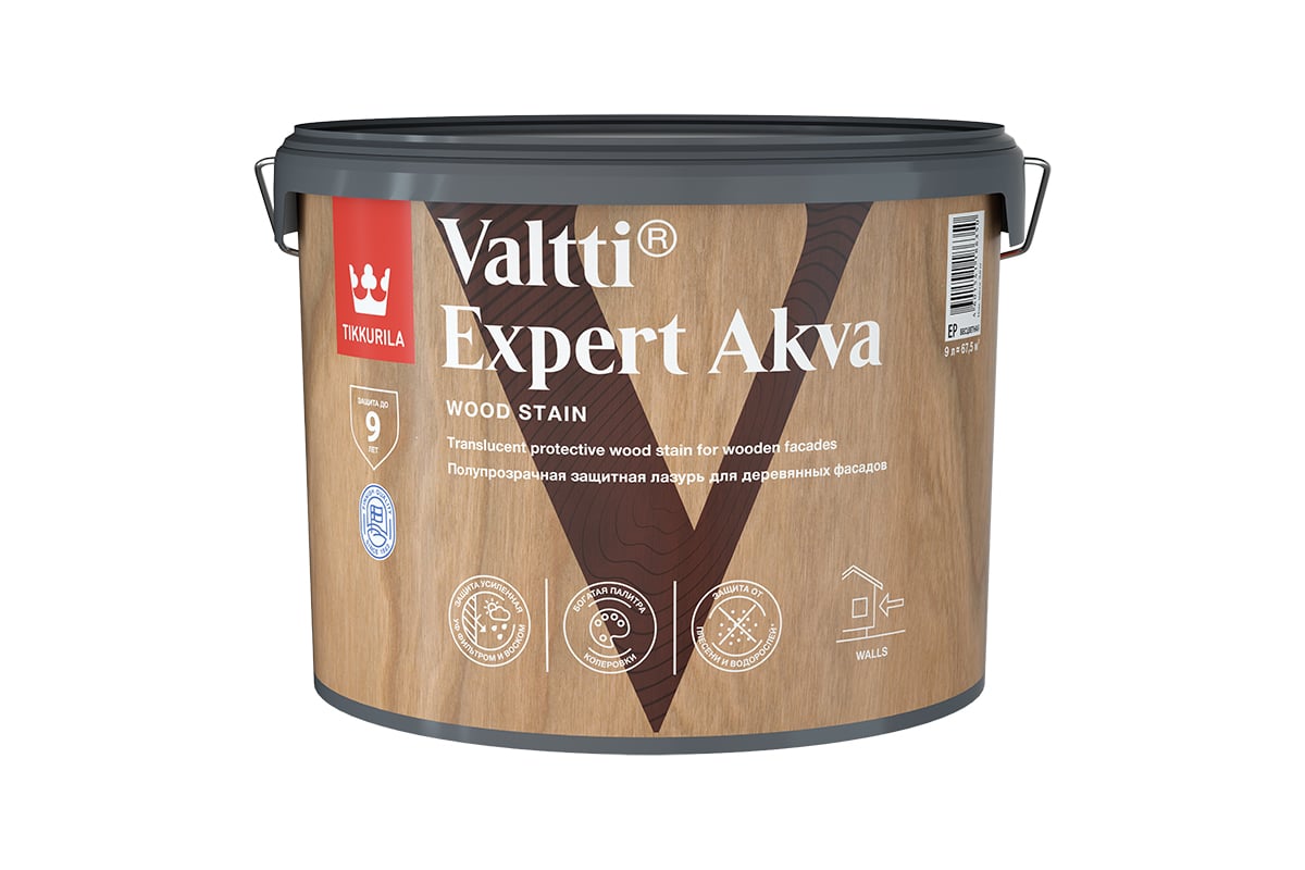 Антисептик Tikkurila VALTTI EXPERT AKVA орегон 9л 700009627