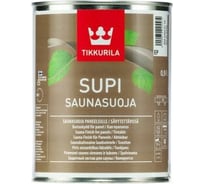 Защитный состав TIKKURILA SUPI SAUNASUOJA для стен и потолков в бане и сауне 0,9л 86864040110