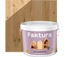 Водорастворимый лак-антисептик FAKTURA орех 9л О02525