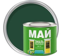 Эмаль ПФ-115 МАЙ универсальная для наружных и внутренних работ, зеленая 1,9 кг 205337