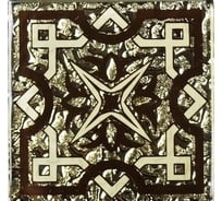 Напольная вставка ПЛИТКА-АРТИ Кассиопея золото 80x80, ВВ 13-В