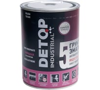 Грунт-эмаль антикоррозионная молотковая DETOP серебристо-серый, жестяная банка 750 мл DTI-P07845