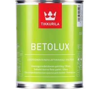 Краска TIKKURILA BETOLUX для пола алкидно уретановая, глянцевая, база A 0,9л 27060010110 22141