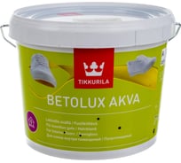 Краска TIKKURILA BETOLUX AKVA для пола водоразбавляемая, полуглянцевая, база A 2,7л 41260010130 26147