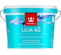 Антигрибковая краска TIKKURILA LUJA 40 для влажных помещений, полуглянцевая, база A 2,7л 21824