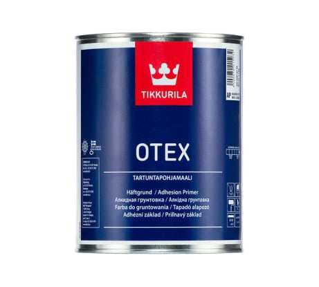 Грунтовка TIKKURILA OTEX адгезионная, на алкидной основе, глубокоматовая, база A 0,9л 20362010110