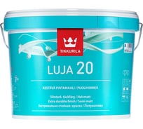 Антигрибковая краска Tikkurila LUJA 20 для влажных помещений, полуматовая, база A 9л 21347