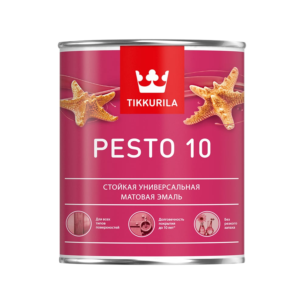 Краска Tikkurila PESTO 10 база A 0,9 л 700001164 - выгодная цена ...