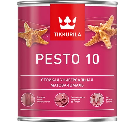 Краска Tikkurila  PESTO 10 база A 0,9 л 700001164