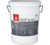 Интерьерная краска Tikkurila стойкая к мытью PROF EURO 7 A мат 18л 700009638