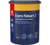 Интерьерная краска Tikkurila EURO SMART 2 база A глубоко матовая 0,9л 700009614