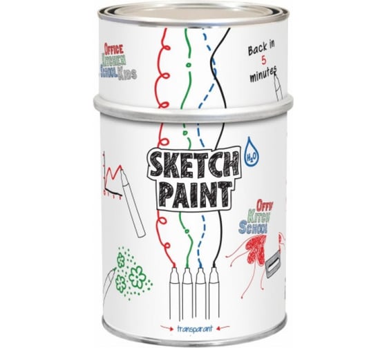 Маркерное покрытие MAGPAINT SKETCHPAINT белое, матовое 1л SP0016