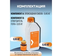 Смола к-153 + отвердитель Суперпласт пэпа 0,55 кг комплект 4687204632341