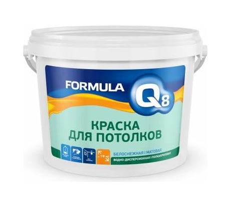 Краска Престиж в/д для потолков 1,5 КГ 8 FORMULA Q8 204025