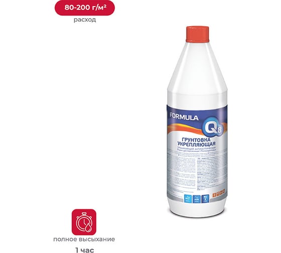 Грунтовка Престиж для внутр.работ 1 л 15 FORMULA Q8 204001 1