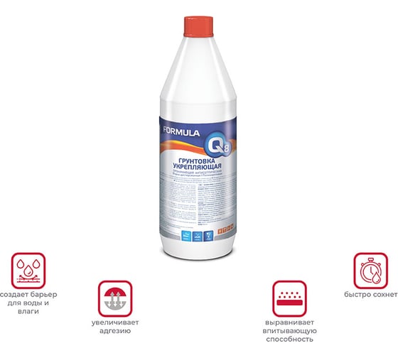 Грунтовка Престиж для внутр.работ 1 л 15 FORMULA Q8 204001