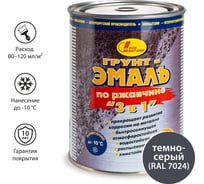 Грунт-эмаль по ржавчине 3в1 Новбытхим темно-серая  RAL 7024 1 л 2901