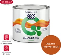 Эмаль Престиж ПФ-266 желто-коричневая 1,9 кг 6 FORMULA Q8 48939