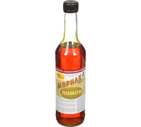 Неводная морилка НОВБЫТХИМ лимон, 0.5 л 1801