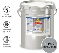 Грунт-эмаль по ржавчине 3в1 Новбытхим серая, RAL 7040 20 л 2915