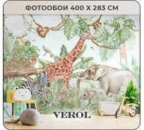 Флизелиновые обои Verol джунгли встык 90-ФФО-05649