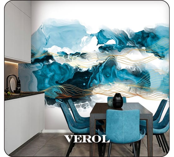 Флизелиновые обои Verol флюиды встык 85-ФФО-05615