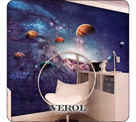 Флизелиновые обои Verol космос встык 86-ФФО-05616