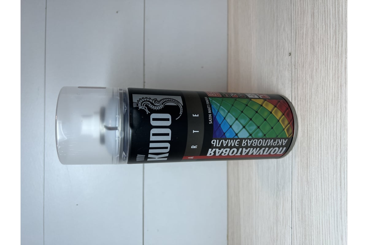 Аэрозольная краска в баллончике KUDO быстросохнущая акриловая ...