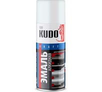 Эмаль для радиаторов отопления аэрозольная в баллончике KUDO матовая белая KU-5102