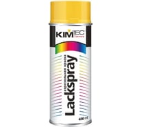 Краска KIM TEC аэрозольная желтая RAL1018 400мл 11587804
