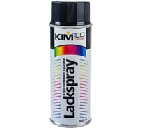 Краска KIM TEC аэрозольная черная глянц. RAL9017 400мл 11587800