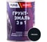 Грунт-эмаль Pufas 3 в 1 черная глянц. Decoself 0,9кг тов-200096 1