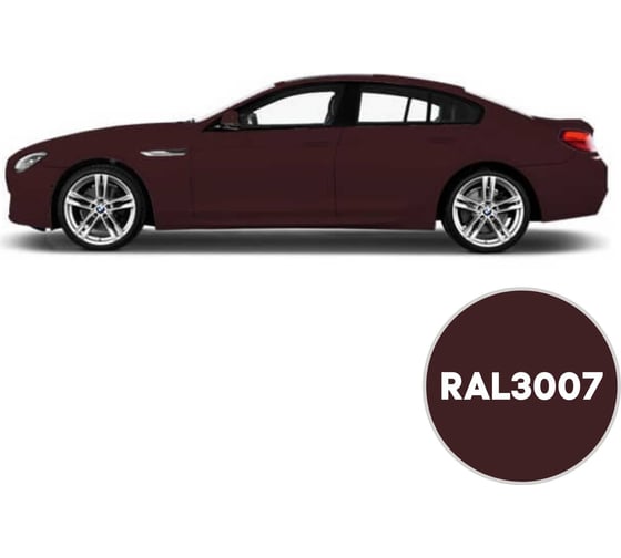 Грунт-эмаль KOVALI 3 в 1 матовая черно-красная RAL 3007 0,8кг kov3.2.4C3007
