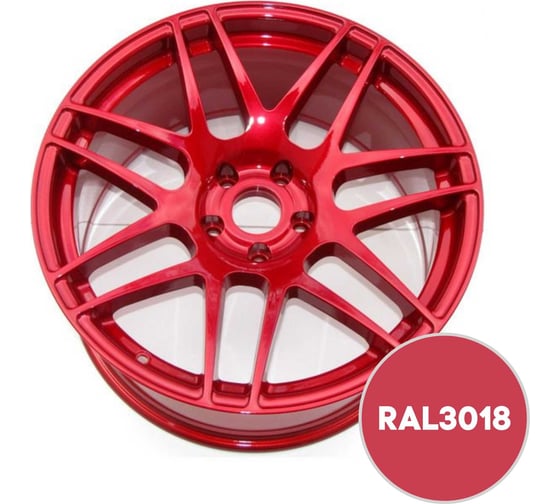 Грунт-эмаль 3 в 1 KOVALI полуглянец Клубнично-красная RAL 3018 (10кг) kov3.2.3.A.3018.10pg