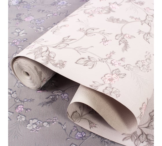 Бумажные двухслойные обои Style Decor Мильфлер 0,53x10 м 1110-01 Д15'