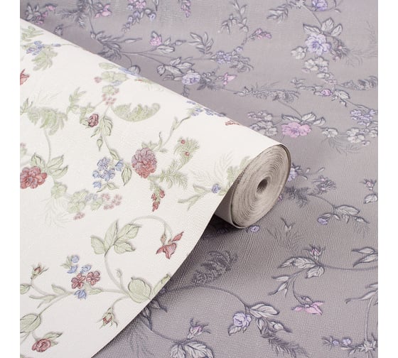 Бумажные двухслойные обои Style Decor Мильфлер 0,53x10 м 1110-04 Д15'