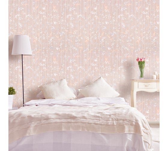 Бумажные двухслойные обои Style Decor Селин 0,53x10 м 1104-08 Д15