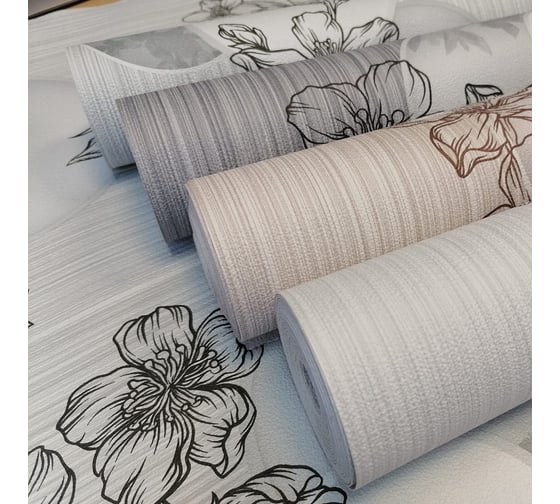 Бумажные двухслойные обои Style Decor Эвелина 0,53x10 м 1068-021 Д15'