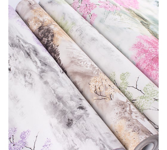 Бумажные двухслойные обои Style Decor Япония 0,53x10 м 856-04 С6(Э4)'
