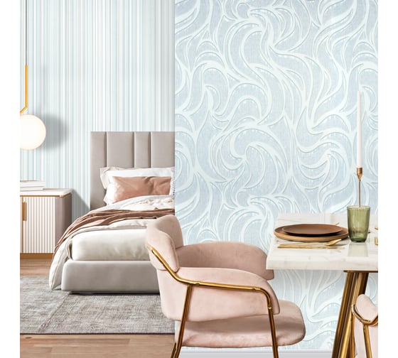 Обои Style Decor Мирея 0434-81 вспененный винил на бумажной основе, 0,53x10 м 0434-81 11СБ2Э