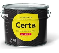Краска термостойкая антикоррозионная Certa до 800С черный (~RAL9004) (10кг) CPR00004